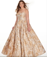Plus Size Prom Dress 693