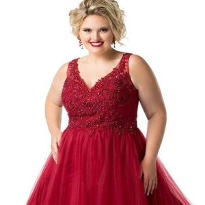 Plus Size Prom Dress 664