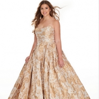 Plus Size Prom Dress 693