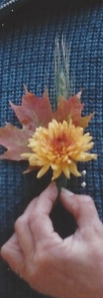 Fall Boutonniere For The Groom