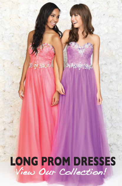 Long prom dress at Christine's Bridal & Prom. Serving all of Vermont and New Hampshire- the area's largest collection of long prom dresses and plus size prom dresses.