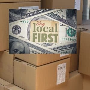 Boxes of goods from China, soon to be impacted by high tariff costs.